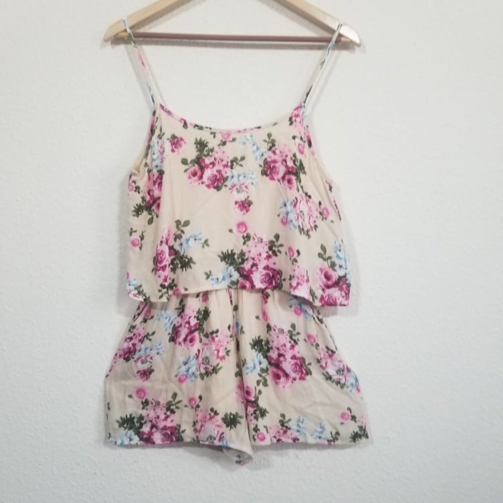 Must Have Women's Floral Tank Top Romper